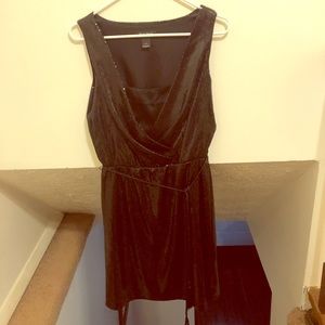 White House Black Market black sequin dress